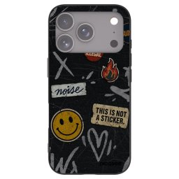Fekete szilikon tok az alábbi mobiltelefonokra Apple iPhone 18 Pro - STICKERS x TAGS