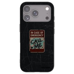 Fekete szilikon tok az alábbi mobiltelefonokra Apple iPhone 18 Pro - EMERGENCY