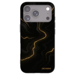 Fekete szilikon tok az alábbi mobiltelefonokra Apple iPhone 18 Pro - Thunder