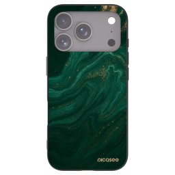Fekete szilikon tok az alábbi mobiltelefonokra Apple iPhone 18 Pro - Green