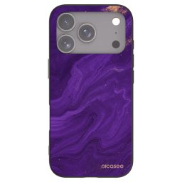 Fekete szilikon tok az alábbi mobiltelefonokra Apple iPhone 18 Pro - Purple
