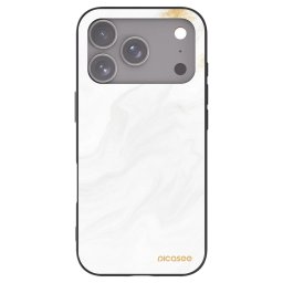 Fekete szilikon tok az alábbi mobiltelefonokra Apple iPhone 18 Pro - White