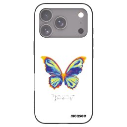 Fekete szilikon tok az alábbi mobiltelefonokra Apple iPhone 18 Pro - Diamanty White