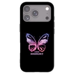 Fekete szilikon tok az alábbi mobiltelefonokra Apple iPhone 18 Pro - Diamanty Purple