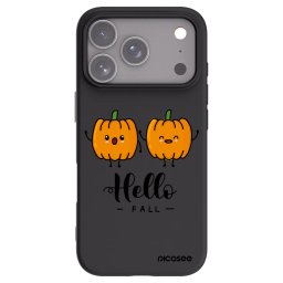 Fekete szilikon tok az alábbi mobiltelefonokra Apple iPhone 18 Pro - Hallo Fall