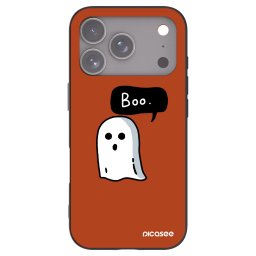 Fekete szilikon tok az alábbi mobiltelefonokra Apple iPhone 18 Pro - Boo