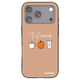 Fekete szilikon tok az alábbi mobiltelefonokra Apple iPhone 18 Pro - Autumn