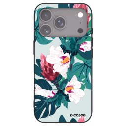 Fekete szilikon tok az alábbi mobiltelefonokra Apple iPhone 18 Pro - Rhododendron