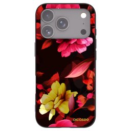 Fekete szilikon tok az alábbi mobiltelefonokra Apple iPhone 18 Pro - Dark Peonny