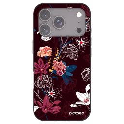 Fekete szilikon tok az alábbi mobiltelefonokra Apple iPhone 18 Pro - Dark Meadow