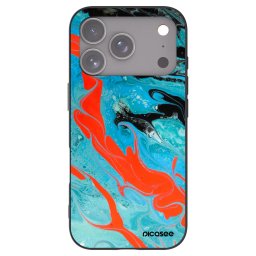 Fekete szilikon tok az alábbi mobiltelefonokra Apple iPhone 18 Pro - Blue Magma