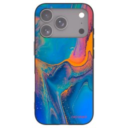 Fekete szilikon tok az alábbi mobiltelefonokra Apple iPhone 18 Pro - Rainbow