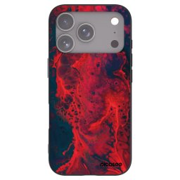 Fekete szilikon tok az alábbi mobiltelefonokra Apple iPhone 18 Pro - Organic red