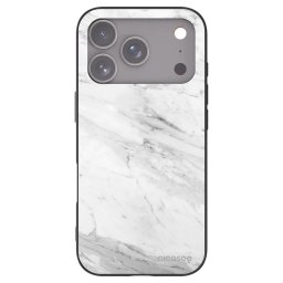 Fekete szilikon tok az alábbi mobiltelefonokra Apple iPhone 18 Pro - White marble