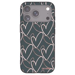 Fekete szilikon tok az alábbi mobiltelefonokra Apple iPhone 18 Pro - Lots of love