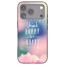 Fekete szilikon tok az alábbi mobiltelefonokra Apple iPhone 18 Pro - Think happy be happy