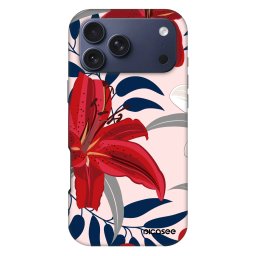 Fashion Case MagSafe Apple iPhone 18 Pro Max - Red Lily