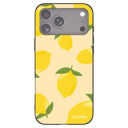Fekete szilikon tok az alábbi mobiltelefonokra Apple iPhone 18 Pro Max - Limoncella