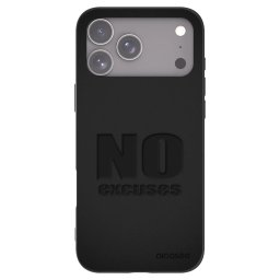 Fekete szilikon tok az alábbi mobiltelefonokra Apple iPhone 18 Pro Max - No Excuses