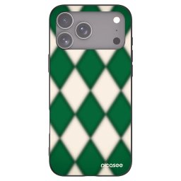Fekete szilikon tok az alábbi mobiltelefonokra Apple iPhone 18 Pro Max - Emerald Diamond