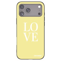 Fekete szilikon tok az alábbi mobiltelefonokra Apple iPhone 18 Pro Max - Love