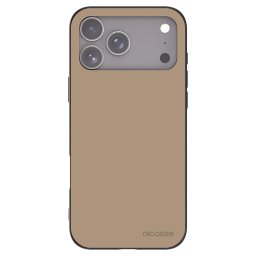 Fekete szilikon tok az alábbi mobiltelefonokra Apple iPhone 18 Pro Max - Soft Sand