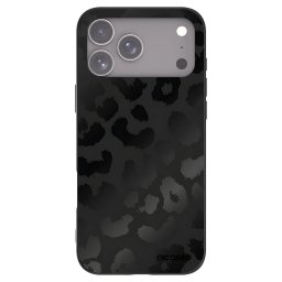 Fekete szilikon tok az alábbi mobiltelefonokra Apple iPhone 18 Pro Max - Midnight Leopard