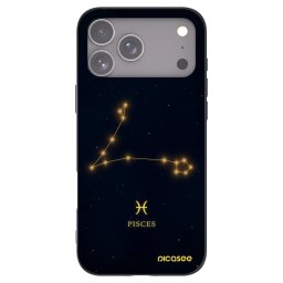Fekete szilikon tok az alábbi mobiltelefonokra Apple iPhone 18 Pro Max - PISCES