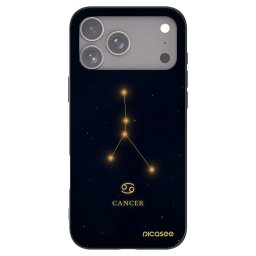 Fekete szilikon tok az alábbi mobiltelefonokra Apple iPhone 18 Pro Max - CANCER