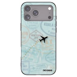 Fekete szilikon tok az alábbi mobiltelefonokra Apple iPhone 18 Pro Max - FLIGHT PATH