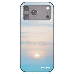 Fekete szilikon tok az alábbi mobiltelefonokra Apple iPhone 18 Pro Max - COLD SKIES