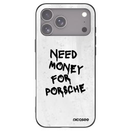 Fekete szilikon tok az alábbi mobiltelefonokra Apple iPhone 18 Pro Max - White Dollar