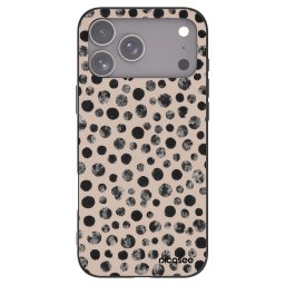 Fekete szilikon tok az alábbi mobiltelefonokra Apple iPhone 18 Pro Max - Dots