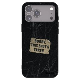 Fekete szilikon tok az alábbi mobiltelefonokra Apple iPhone 18 Pro Max - SORRY