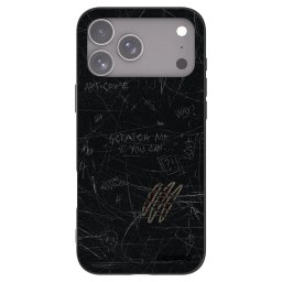 Fekete szilikon tok az alábbi mobiltelefonokra Apple iPhone 18 Pro Max - SCRATCH