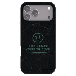 Fekete szilikon tok az alábbi mobiltelefonokra Apple iPhone 18 Pro Max - LEFT A MARK