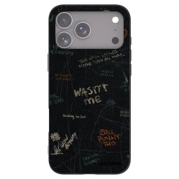 Fekete szilikon tok az alábbi mobiltelefonokra Apple iPhone 18 Pro Max - CONFESSION