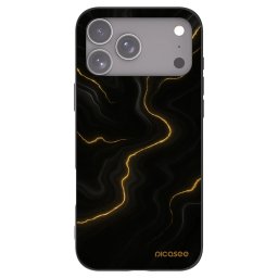 Fekete szilikon tok az alábbi mobiltelefonokra Apple iPhone 18 Pro Max - Thunder