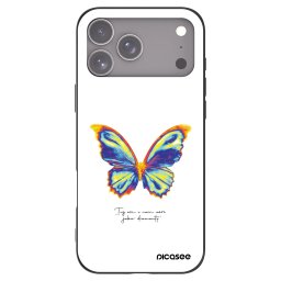 Fekete szilikon tok az alábbi mobiltelefonokra Apple iPhone 18 Pro Max - Diamanty White