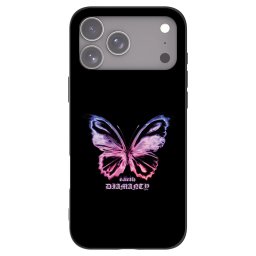 Fekete szilikon tok az alábbi mobiltelefonokra Apple iPhone 18 Pro Max - Diamanty Purple