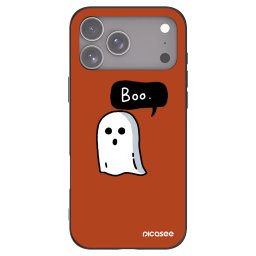 Fekete szilikon tok az alábbi mobiltelefonokra Apple iPhone 18 Pro Max - Boo