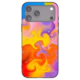 Fekete szilikon tok az alábbi mobiltelefonokra Apple iPhone 18 Pro Max - Bubbles