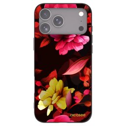 Fekete szilikon tok az alábbi mobiltelefonokra Apple iPhone 18 Pro Max - Dark Peonny