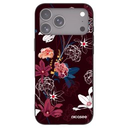 Fekete szilikon tok az alábbi mobiltelefonokra Apple iPhone 18 Pro Max - Dark Meadow
