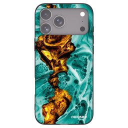 Fekete szilikon tok az alábbi mobiltelefonokra Apple iPhone 18 Pro Max - Goldsky