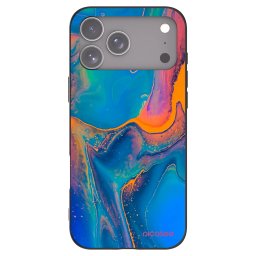 Fekete szilikon tok az alábbi mobiltelefonokra Apple iPhone 18 Pro Max - Rainbow