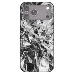 Fekete szilikon tok az alábbi mobiltelefonokra Apple iPhone 18 Pro Max - Chrome