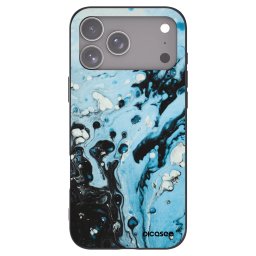 Fekete szilikon tok az alábbi mobiltelefonokra Apple iPhone 18 Pro Max - Organic blue