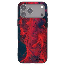 Fekete szilikon tok az alábbi mobiltelefonokra Apple iPhone 18 Pro Max - Organic red
