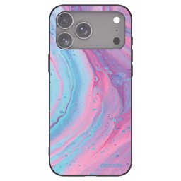 Fekete szilikon tok az alábbi mobiltelefonokra Apple iPhone 18 Pro Max - Pink liquid